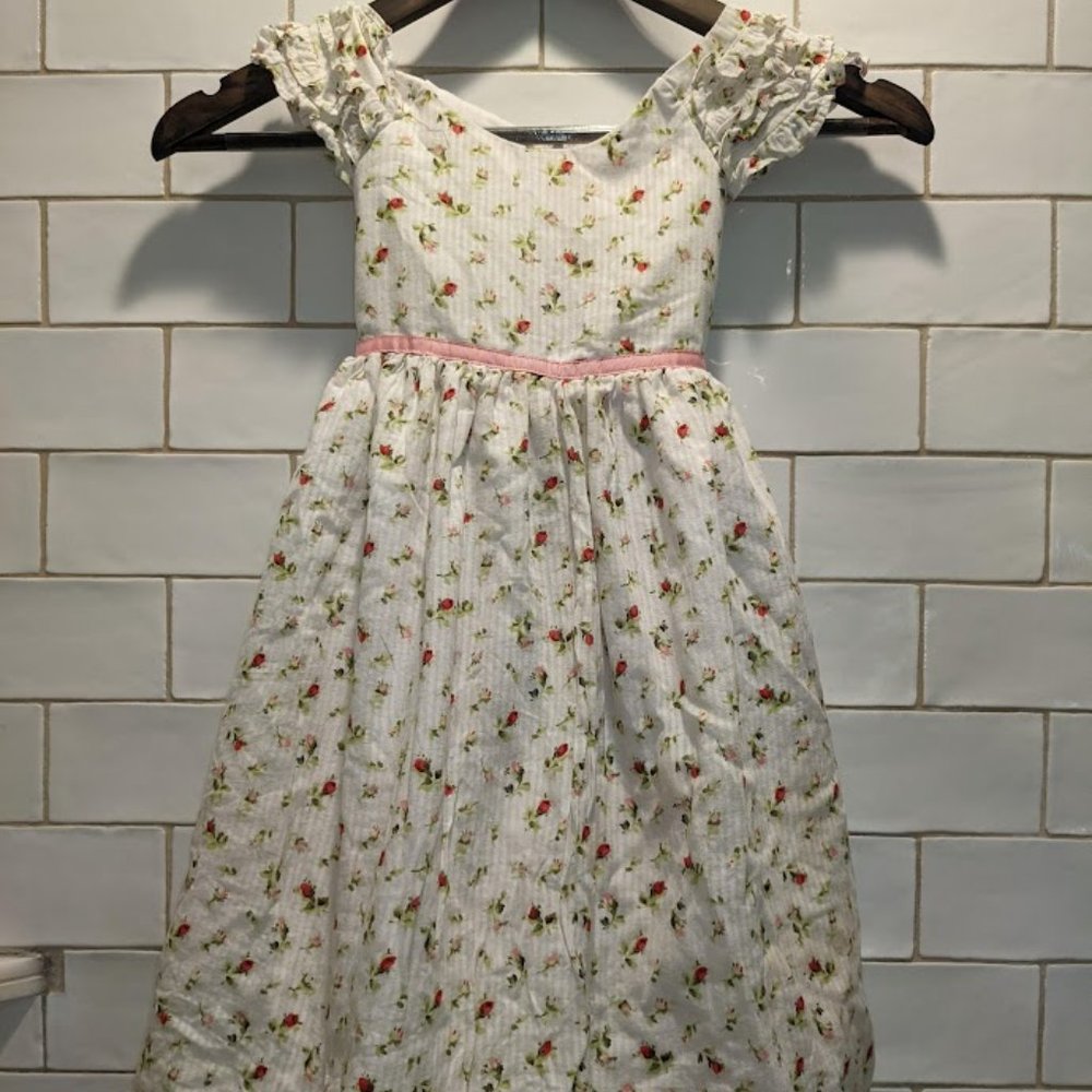 Laura Ashley size 6 floral formal dress.